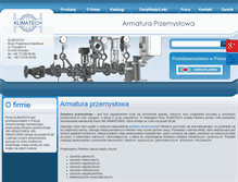 Tablet Screenshot of klimatech.net.pl